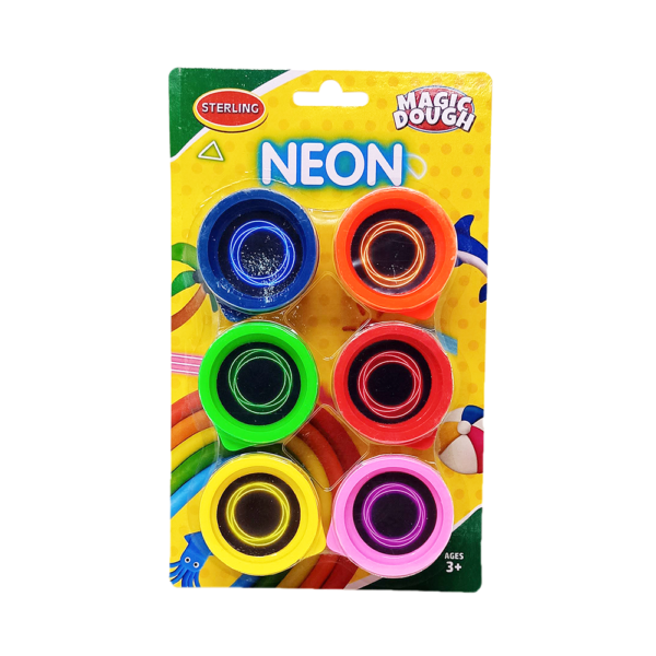 Magic Dough Neon (25gms) - Pack of 6