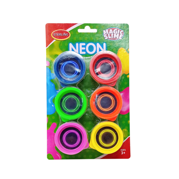 Magic Slime Neon (25gms) - Pack of 6