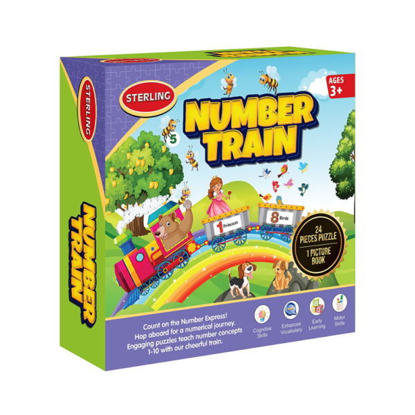 Number Train Jigsaw Puzzle