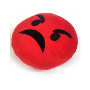 Emoji Cushion (Red) - 30 cm