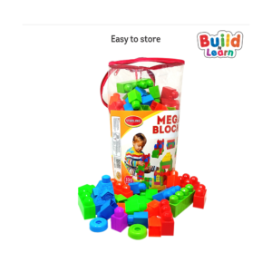 Construction Mega Blocks for Kids - (100 Pcs-Multicolor)