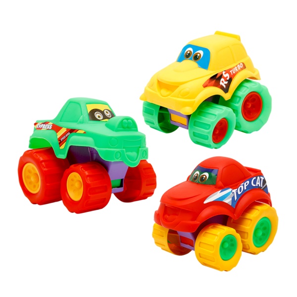 Mini Monster Wheel – Car (Pack of 3)