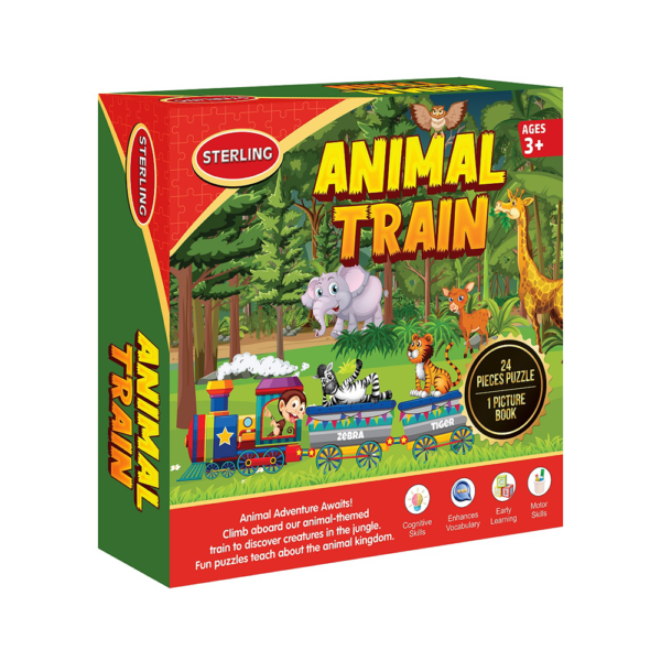 Animals Train Jigsaw Puzzle