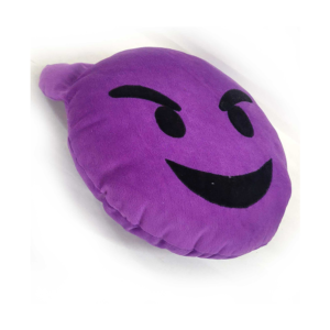 Emoji Cushion (Purple) - 30 cm