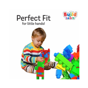 Construction Mega Blocks for Kids - (100 Pcs-Multicolor)