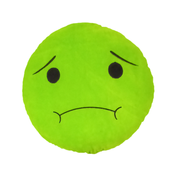 Emoji Cushion (Green) - 30 cm