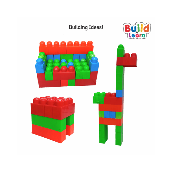 Construction Mega Blocks for Kids - (100 Pcs-Multicolor)